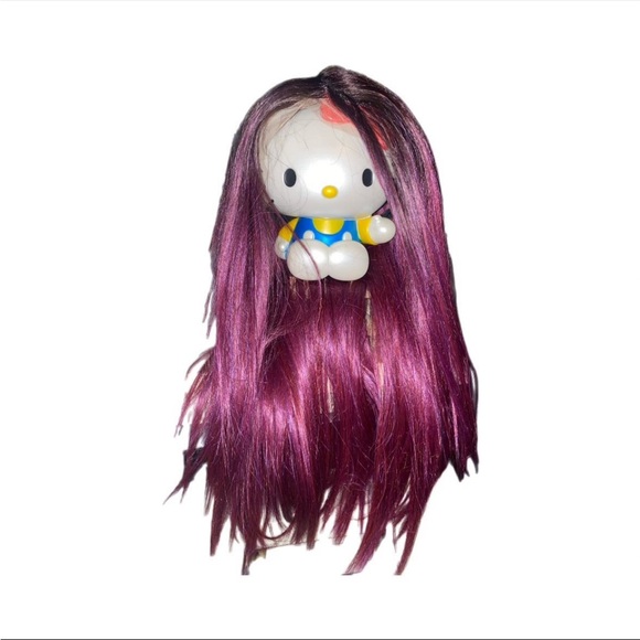 Red/purple highlights wig - Picture 6 of 9